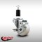 Service Caster 3'' SS Nylon Swivel 1-3/8'' Expanding Stem Caster with Brake SCC-SSEX20S314-NYS-TLB-138 - alternate 4